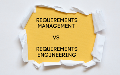 Requirements Management vs Requirements Engineering